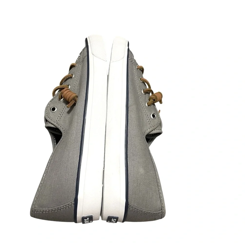 🌟🌟🌼NIB Sperry Men's Gray Canvas Boat Shoes